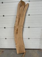 Waney Edged English Oak wood board. 450x45x2300mm flattened and sanded one face
