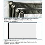 Portable Projector Screen 60"-150" HD Foldable for Home Theater & Outdoor Movies