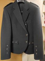 Magee Charcoal Tweed Kilt Jacket And Vest 40long