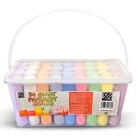 36 Coloured Chalks For Kids Giant Chalk Outdoor Pavement Drawing Chunky Jumbo