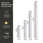 PACK OF LED Motion Sensor Light USB Rechargeable PIR Night Magnetic Strip Lamp