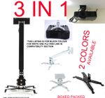 UNIVERSAL PROJECTOR CEILING WALL MOUNT BRACKET TILT EXTENDABLE FOR EPSON HITACHI