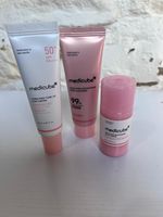 MediCube Mini PDRN Travel Bundle (3 pack) - Sun Screen, Milky Toner, Cleanser
