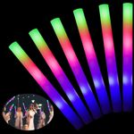 100PCS Light Up  LED Foam Glow Stick y Multi Colour Glow Stick For Party