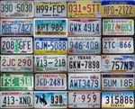 NEW HAMPSHIRE to WYOMING  PickYourState AMERICAN LICENSE PLATE York Texas Utah