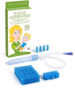 SSWA Co. Ltd Baby Nasal Aspirator with 24 Hygienic Filters Blue