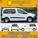 Peugeot Partner Vehicle Graphics Decals -  Sign Writing - Printing Design