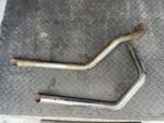 Harley Davidson Ironhead Sportster slash cut drag pipes