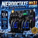2026 New NerdOCTAxe Rev 3.1 Hydro 13.8TH/s Bitcoin Miner SHA256 BTC Solo Miner