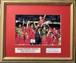 Manchester United Photo - Montage   Signed By  Alex Ferguson