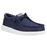 HeyDude Shoes Wally Canvas Navy