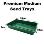 Medium Premium 38cm Solid Seed Tray With Drainage Holes Strong Long Life