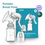 MAMIJOY Breast Pump Manual Suction Milk Pump Feeding Breasts Pumps Milk Bottle S