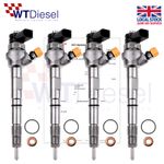 X4 0445110369 Bosch Diesel Injector 03L130277J Audi A3 A4 A5 Q5 2.0 TDI