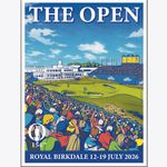 The 154th Open Royal Birkdale Lee Wybranski Poster