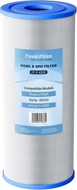 Finest-Filters Pool & Spa Filter FF-PA90 Compatible w/ Unicel, Filbur, Pleatco +