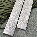 Handmade Damascus Billet/ Bar for tools making-Annealed for easy Cutting S