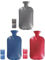 Brand New Fashy Latex Free 2.0 Litre Hot Water Bottle Made in Germany 3 Colours