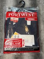 Portwest BizWeld Executive Coverall XL - Navy Flame Resistant Boilersuit BNIP