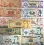 HONDURAS BANK NOTES - CHOICE OF STYLE & NOTE - HONDURAS