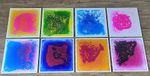 Sensory Liquid Floor Tiles 30 by 30cm , available separately or in 2, 4,6 or 8.