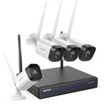 ANNKE 8MP Wireless CCTV Camera System 2-Way Talk WiFi 4K 16CH Video IP NVR IP67