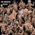 Bite the Bullet Fantasy Miniature Bundle Vampires Court over 14 beautiful models