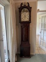 8 Day Antique Mahogany Grandfather Clock