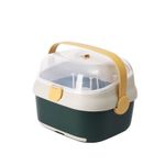 Baby Bottle Drying Rack Nursing Bottle Storage Box Container With Swivel Vent Du