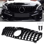 Grill For Mercedes Benz CLA W117 13-19 Gloss Black Panamericana GT - AMG Model