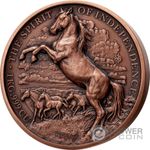 MUSTANG Édition Cuivre 1 Kg Kilo Copper Coin 1500 Francs Benin 2026