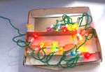 VINTAGE Lyvia Christmas Petal lights Boxed All In Good Working Order