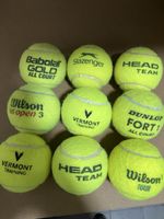 12 Good condition Tennis Balls Various Brands