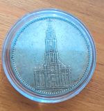 Germany 5 Reichsmark 1935 Coin in Plastic Capsule, Uncertified Ungraded