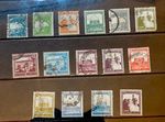 PALESTINE 1927-44 SG 90-1,93,94a,97b,99a,100,102,104-8,108a Used + 105 Mint