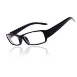 Near Short Sighted Glasses Distance Black Plastic Frame -1.0 -1.5 to -6.0