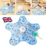 Interactive Cat Toys for Indoor Cats Automatic Feather Toy Relieve Boredom Y