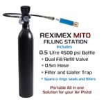 0.5L Aluminium  PCP Fill station Cylinder +Regulator+ hose and filter