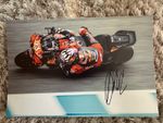 ENEA BASTIANINI HAND SIGNED 12X8” PHOTO TECH 3 RED BULL KTM MOTOGP DUCATI