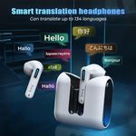 HTC NE49 Wireless Bluetooth Earbuds TWS AI Translator Low Latency Headphones