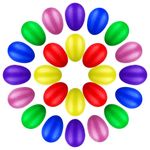 24pcs Egg Shakers Musical Maracas Kids Percussion Instrument Party Filler Easter