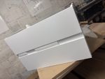 2x 800mm Wall Hung Drawer Units - Matt White - with Matching Work Tops