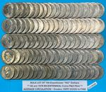 Lot of 100 Bicentennial 1976 IKE Eisenhower Dollars Coins ~ SHARP COINS #E205