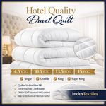 Hotel Quality Duvet Quilt 4.5 10.5 13.5 15 Tog Single Double Super King All Size