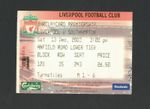 Liverpool v Southampton 2003-2004 Premier League Ticket 13/12/2003
