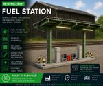 OO Gauge Fuel Station Industrial Depot Refuelling Point Model Railway Scenery
