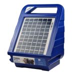Solar Powered Electric Fence Energiser 0.4J Up to 6km Includes Battery & Cables