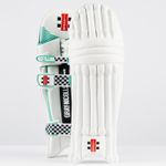 Gray-Nicolls Cricket Batting Pads - GEM 3.0 Pro White RH Ex Display Free p&p