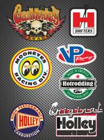 Hot Rod Stickers x 7  Tool Box Santa Pod Gas Monkey Rat Rod Custom car