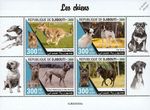 DOGS Berger Picard/Terrier/Thai Ridgeback/Kai Ken Dog Stamp Sheet 2022 Djibouti
